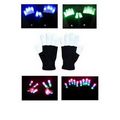LED Flashing Finger Lighting Gloves